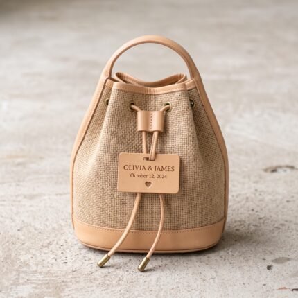 Customizable Jute Favor Bag