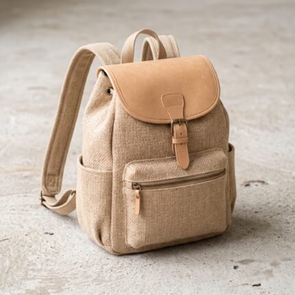 Compact Hemp Backpack